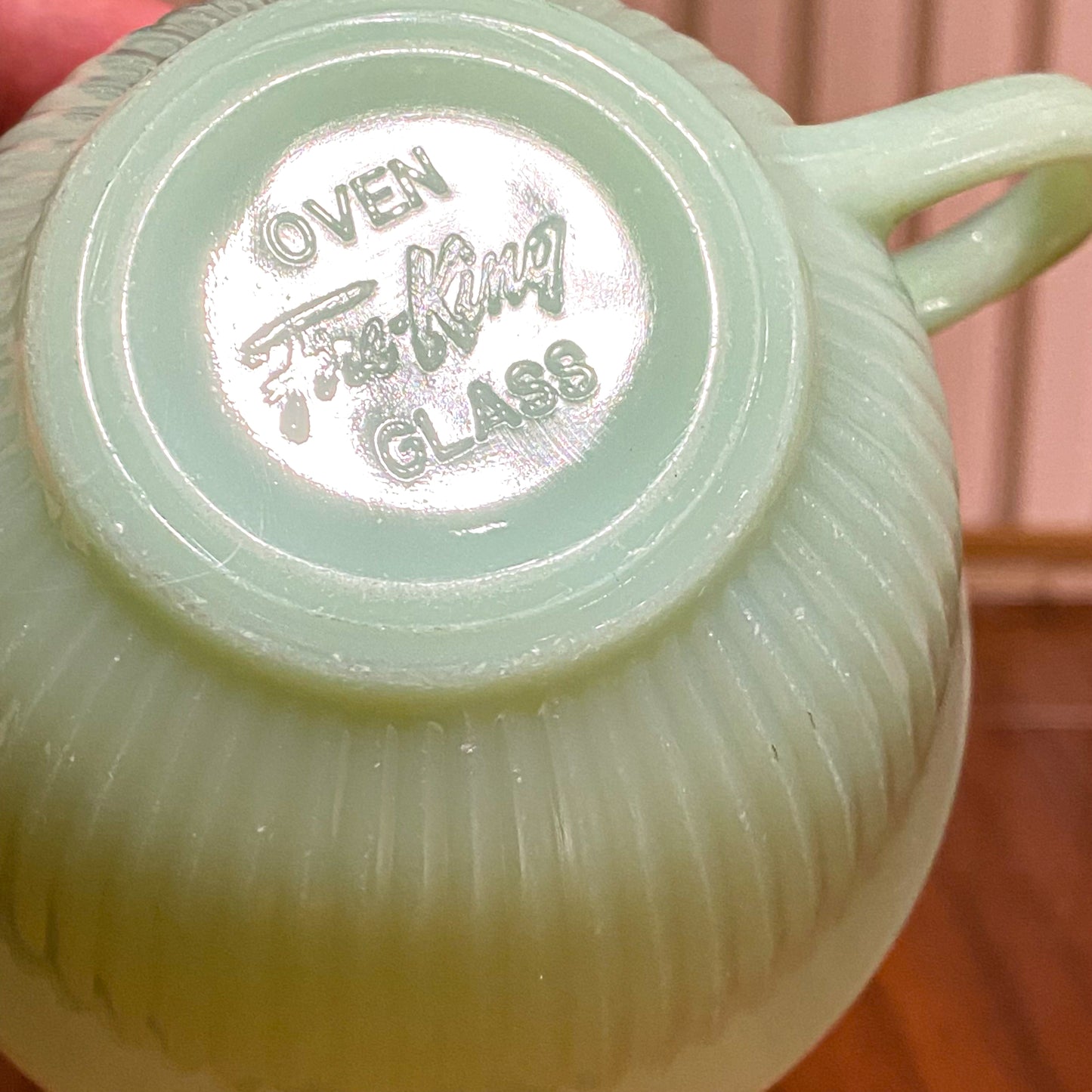 FireKing Jane Ray Cup & Sauce 1940s-50s (JR1)