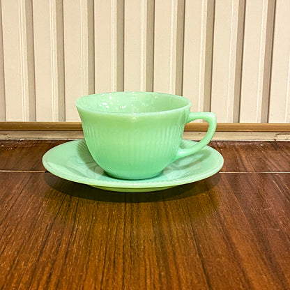 FireKing Jane Ray Cup & Sauce 1970s Unmarked (JR3)