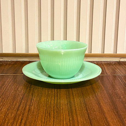 FireKing Jane Ray Cup & Sauce 1970s Unmarked (JR3)