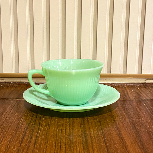 FireKing Jane Ray Cup & Sauce 1970s Unmarked (JR5)