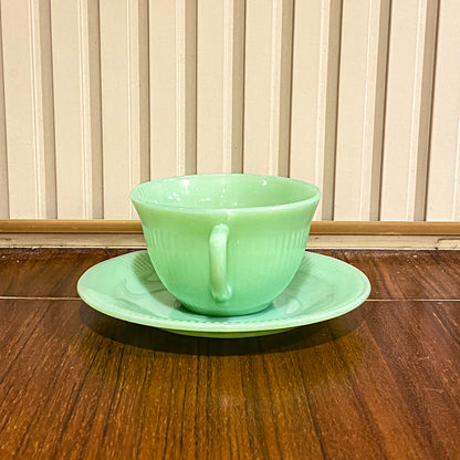 FireKing Jane Ray Cup & Sauce 1970s Unmarked (JR5)