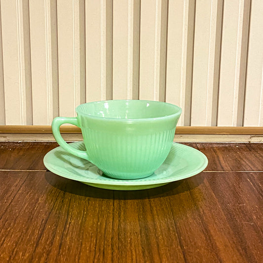 FireKing Jane Ray Cup & Sauce 1970s Unmarked (JR6)