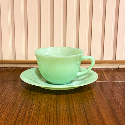 FireKing Jane Ray Cup & Sauce 1970s Unmarked (JR6)