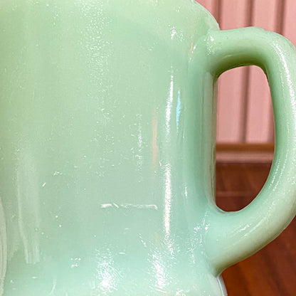 FireKing Jadeite D handle Mug, Made in USA 1960s (D8)