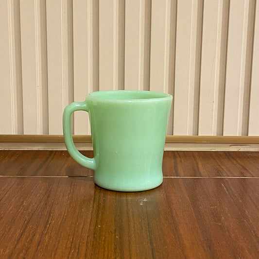 FireKing Jadeite D handle Mug, Made in USA 1960s (D4)