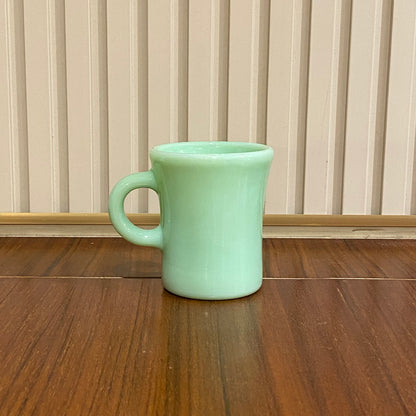 FireKing C-handle Slim Chocolate Mug, Made in USA 1950s (co2)