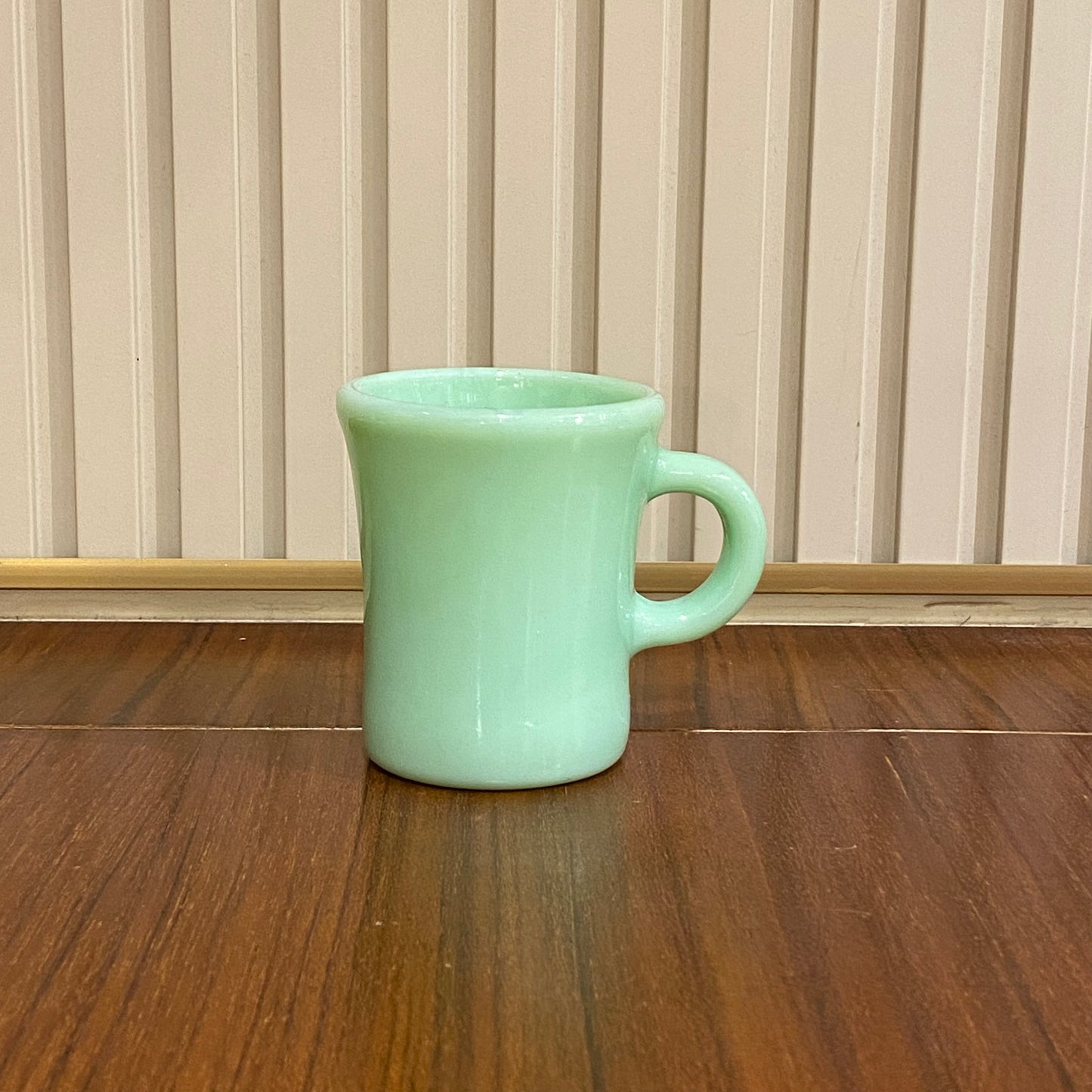 FireKing C-handle Slim Chocolate Mug, Made in USA 1950s (co2)