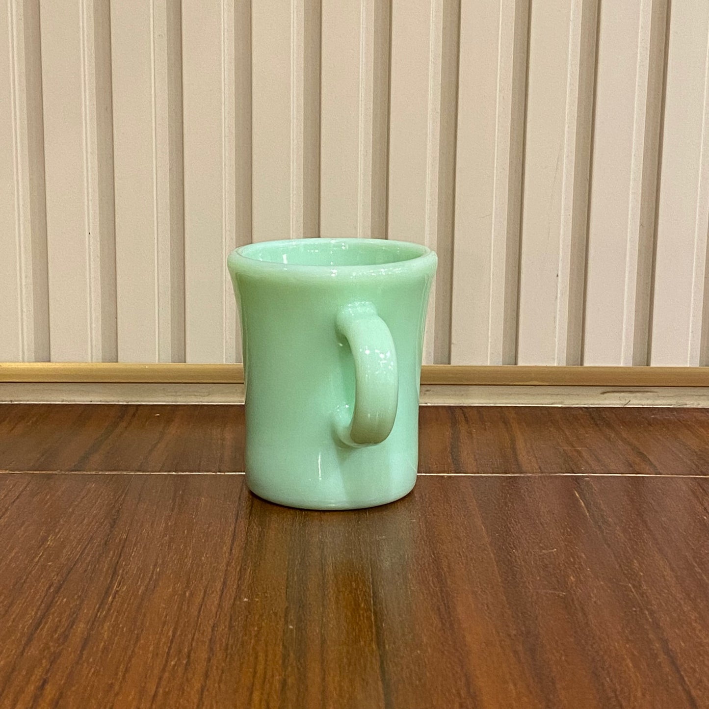 FireKing C-handle Slim Chocolate Mug, Made in USA 1950s (co2)