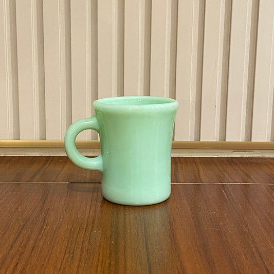 FireKing C-handle Slim Chocolate Mug, Made in USA 1950s (co3)