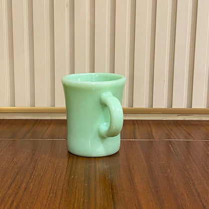 FireKing C-handle Slim Chocolate Mug, Made in USA 1950s (co3)