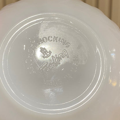 FireKing White Demitasse Cup & Saucer (demi1)