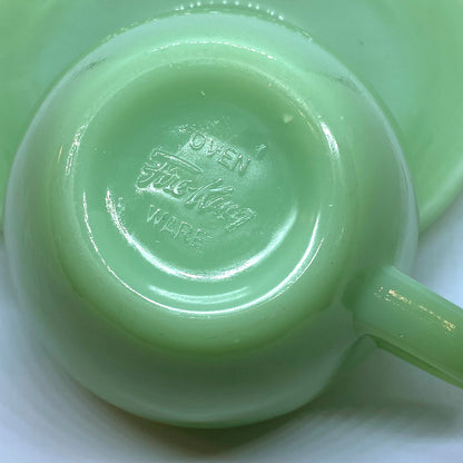 FireKing Restaurent-ware Cup & Sauce 1950s (G319)