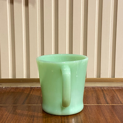 FireKing Jadeite D handle Mug, Made in USA 1960s (D1)