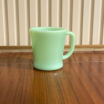 FireKing Jadeite D handle Mug, Made in USA 1960s (D2)