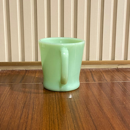 FireKing Jadeite D handle Mug, Made in USA 1960s (D2)