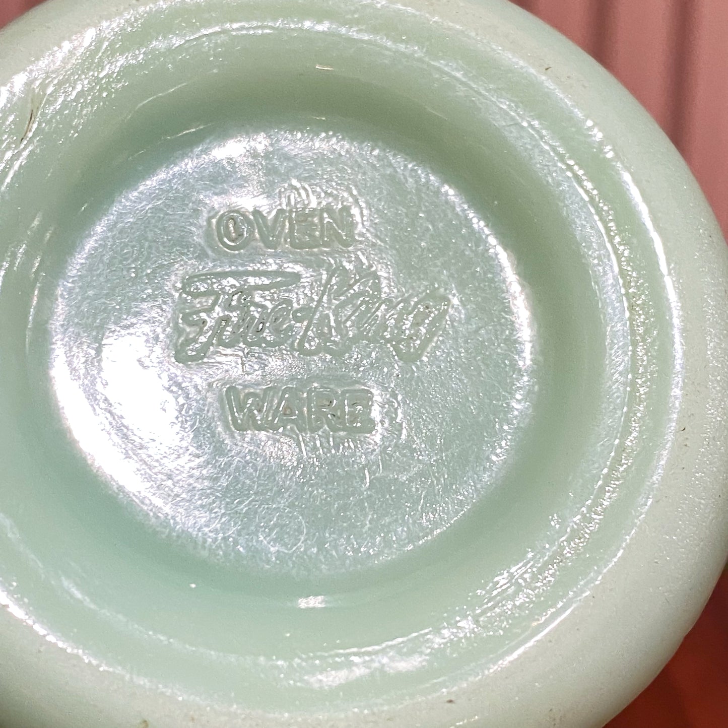 FireKing Extra Heavy C-handle Mug, Made in USA 1950s (EX3)