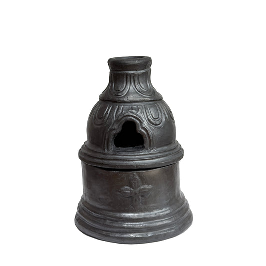 西藏黑陶香爐 Tibetan Black Clay Incense Burner