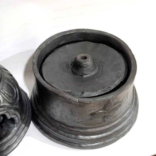 西藏黑陶香爐 Tibetan Black Clay Incense Burner