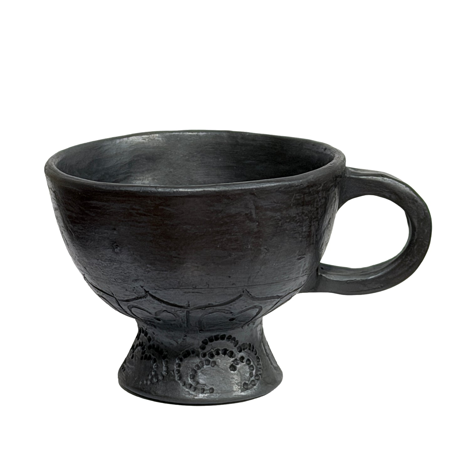 西藏黑陶酥油茶杯 Tibetan Black Pottery Mug