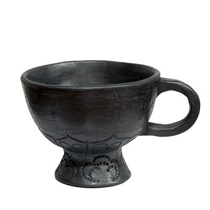 西藏黑陶酥油茶杯 Tibetan Black Pottery Mug