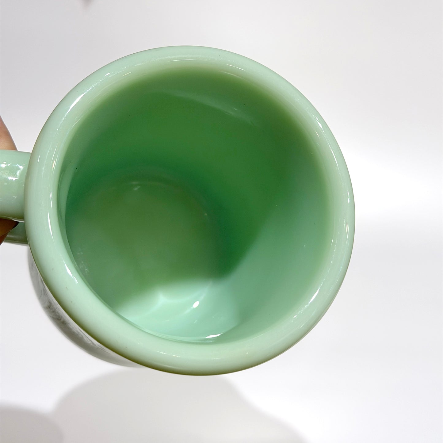 FireKing Extra Heavy C-handle Mug, Made in USA 1950s (EX1)