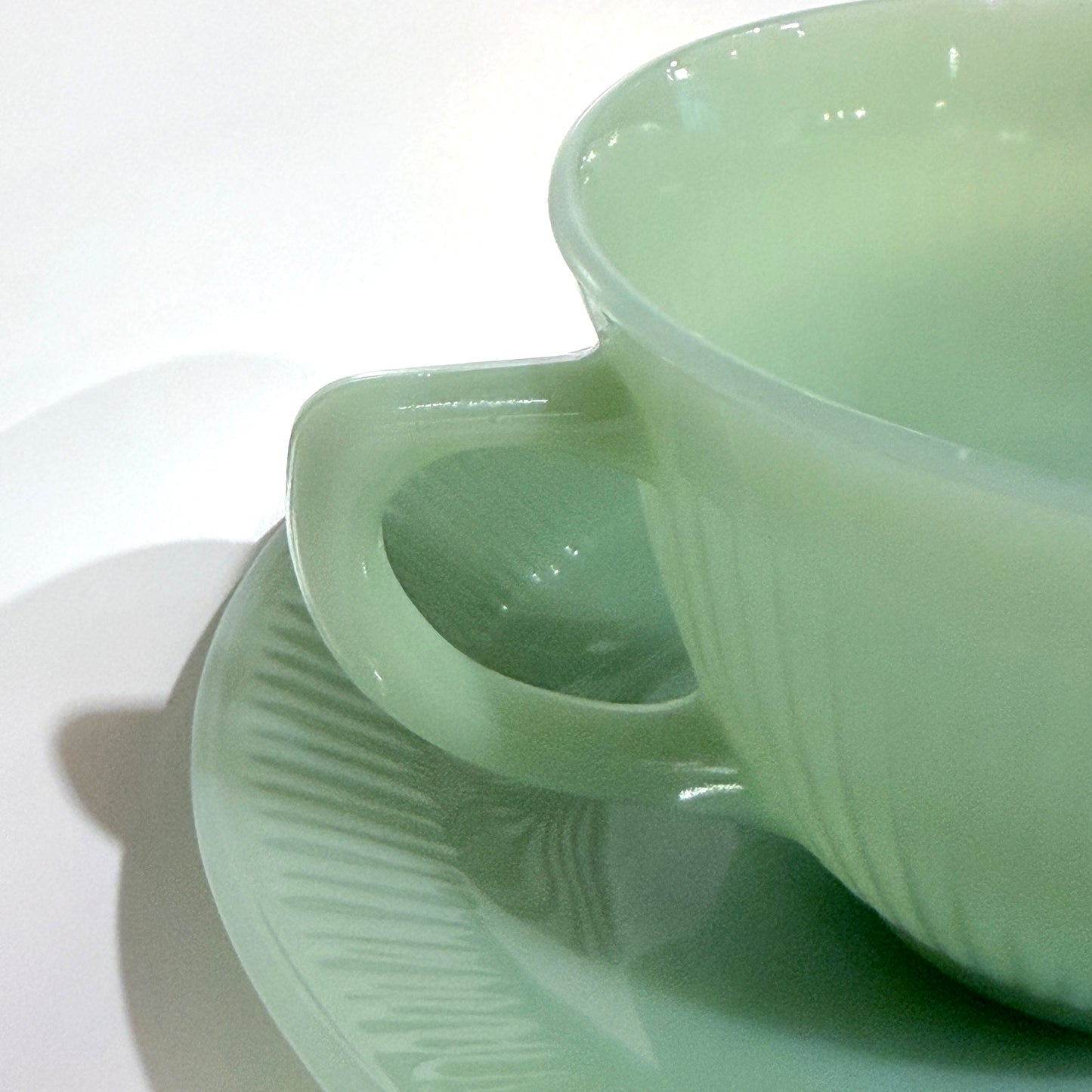 FireKing Jane Ray Cup & Sauce 1950s-1960s (JR4)