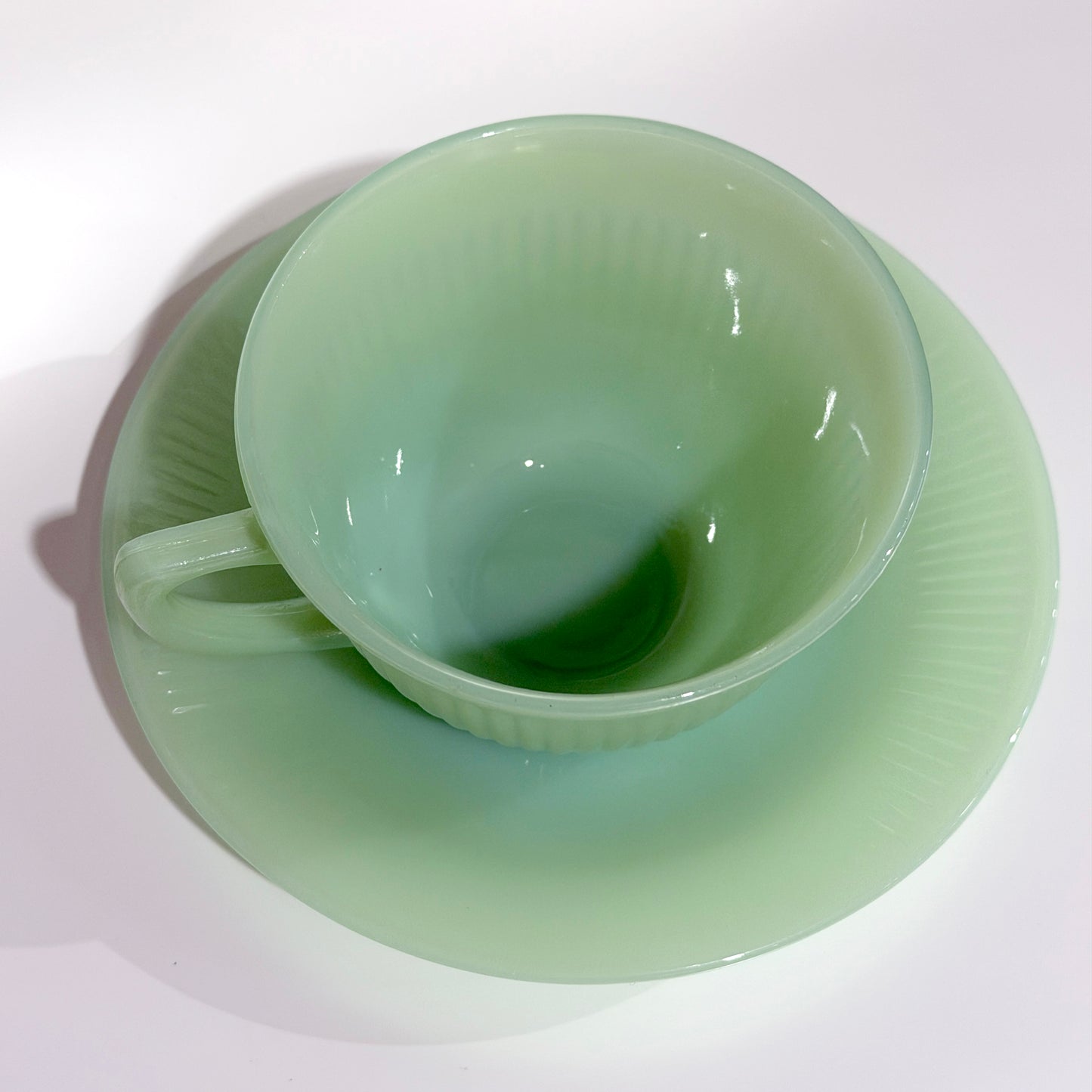 FireKing Jane Ray Cup & Sauce 1950s-1960s (JR6)