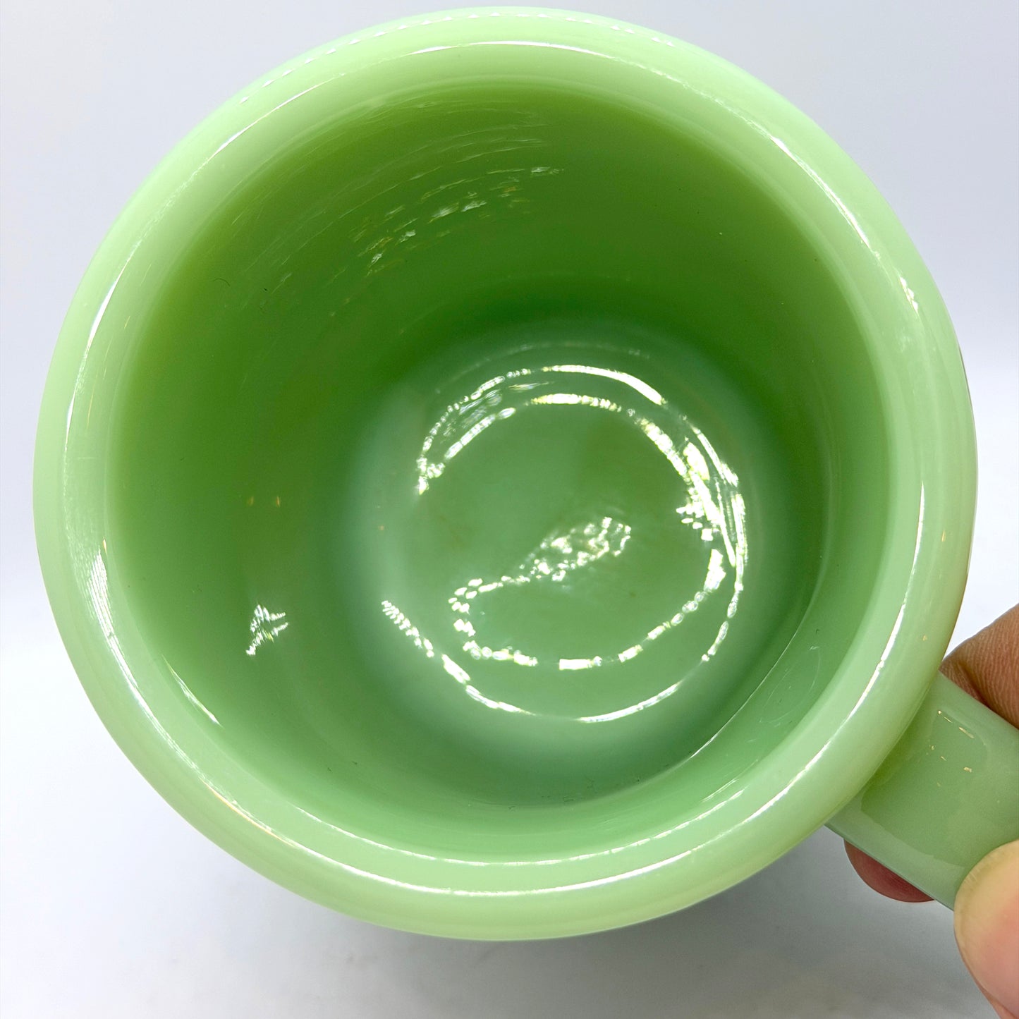 FireKing Extra Heavy C-handle Mug, Made in USA 1950s (EX4)