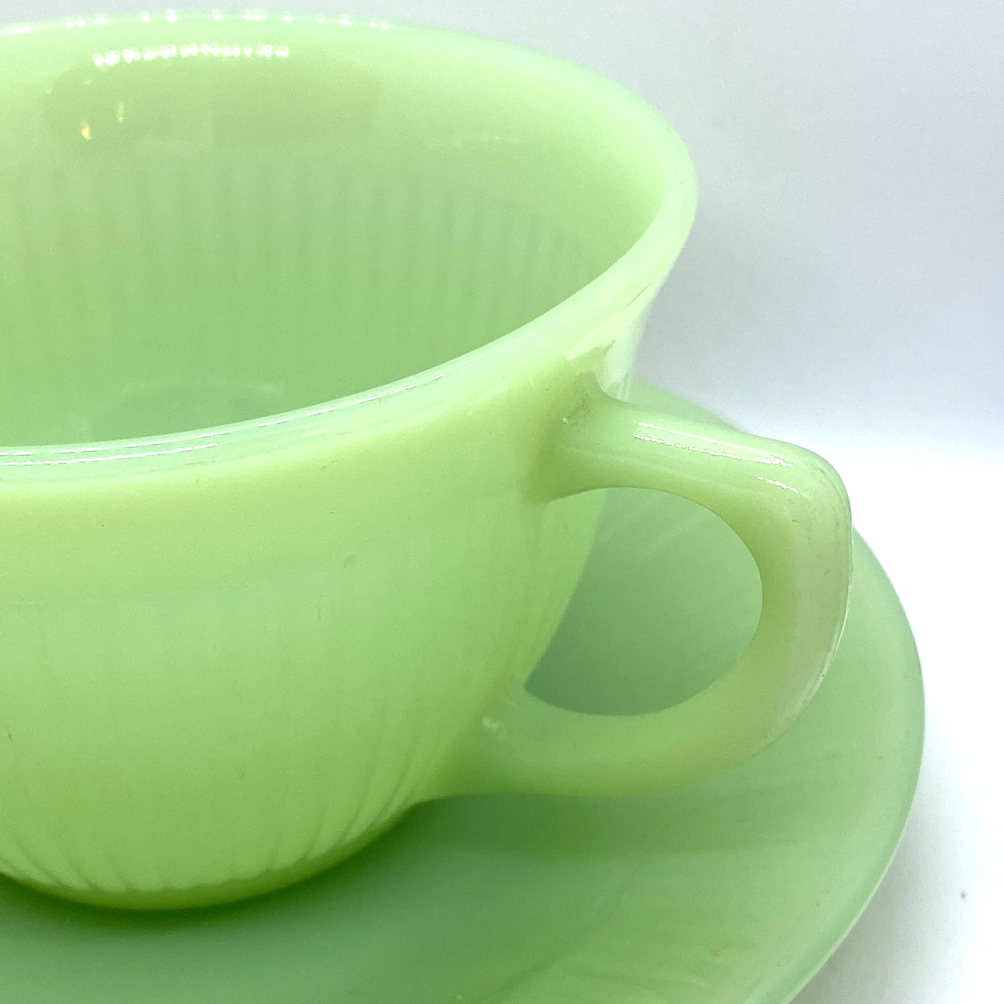 FireKing Jane Ray Cup & Sauce 1950s-60s (JR1)