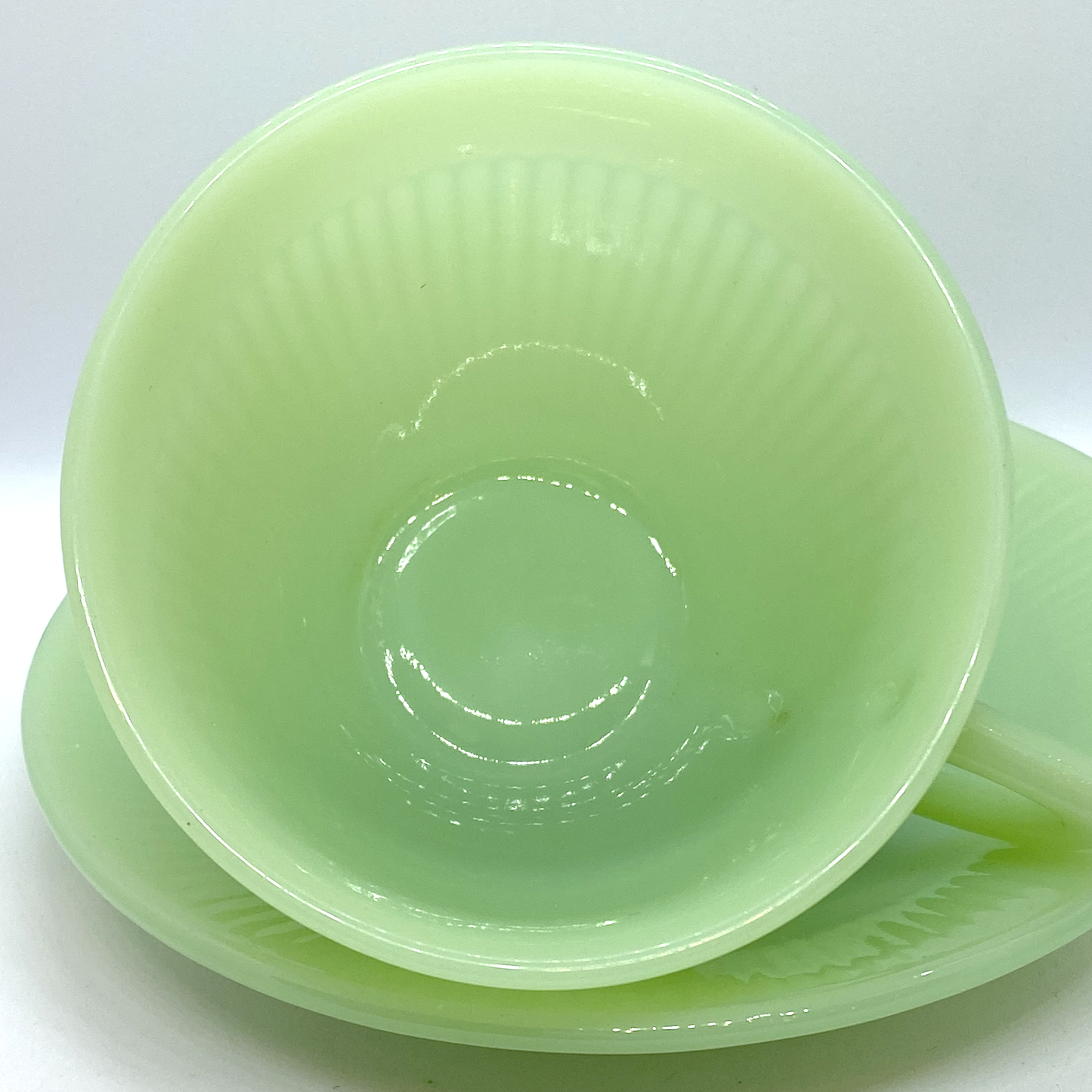 FireKing Jane Ray Cup & Sauce 1950s-60s (JR1)
