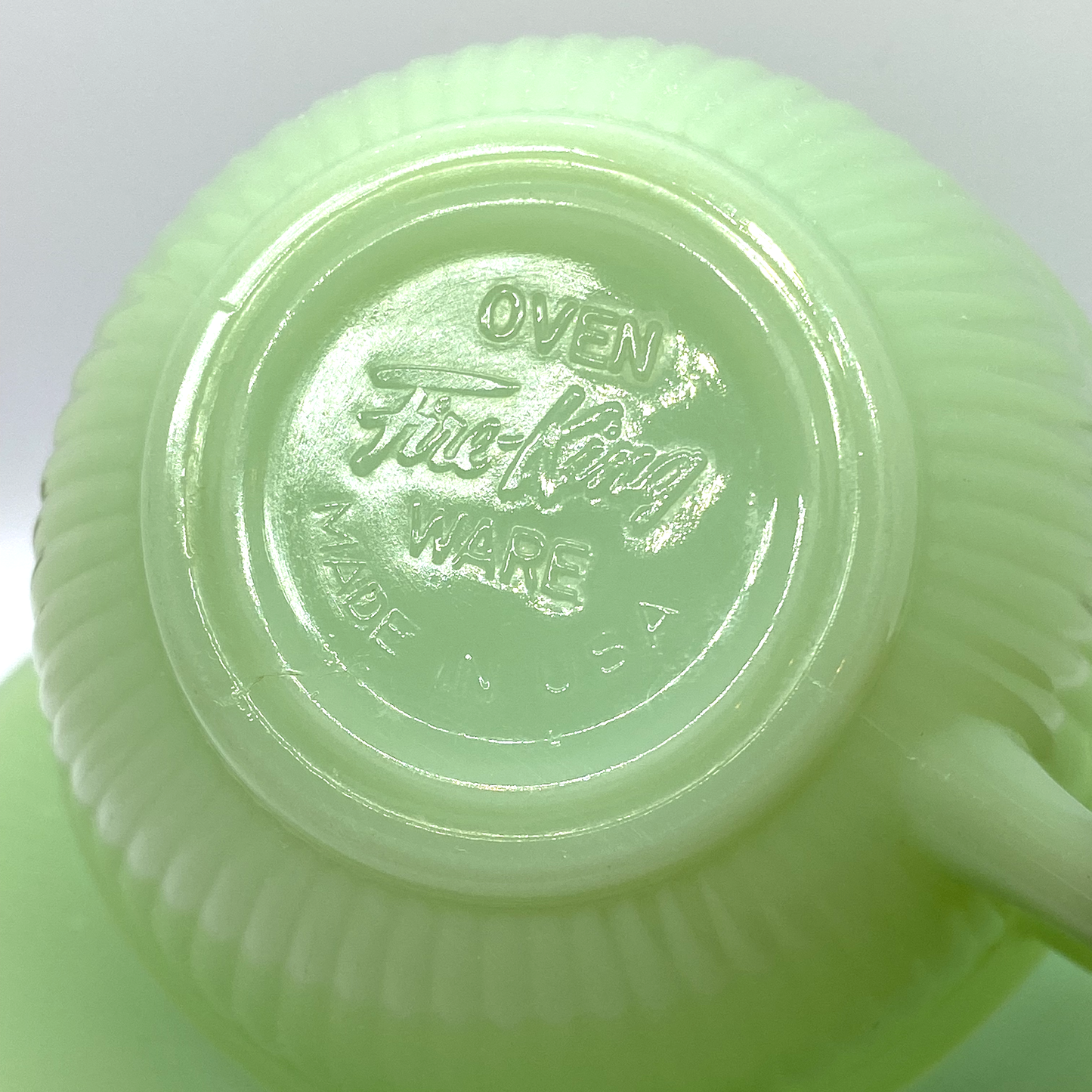 FireKing Jane Ray Cup & Sauce 1950s-60s (JR1)