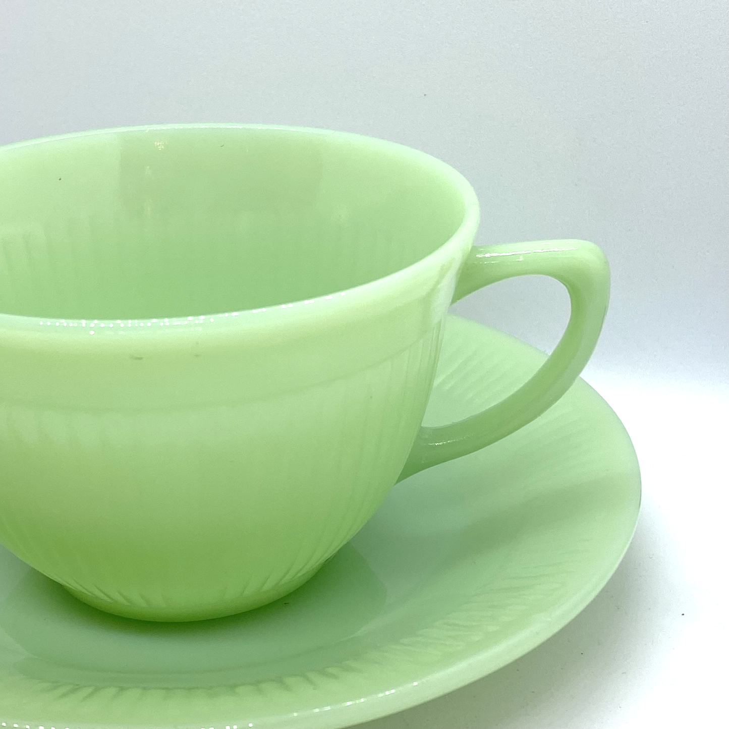 FireKing Jane Ray Cup & Sauce 1940s-1950s (JR4)