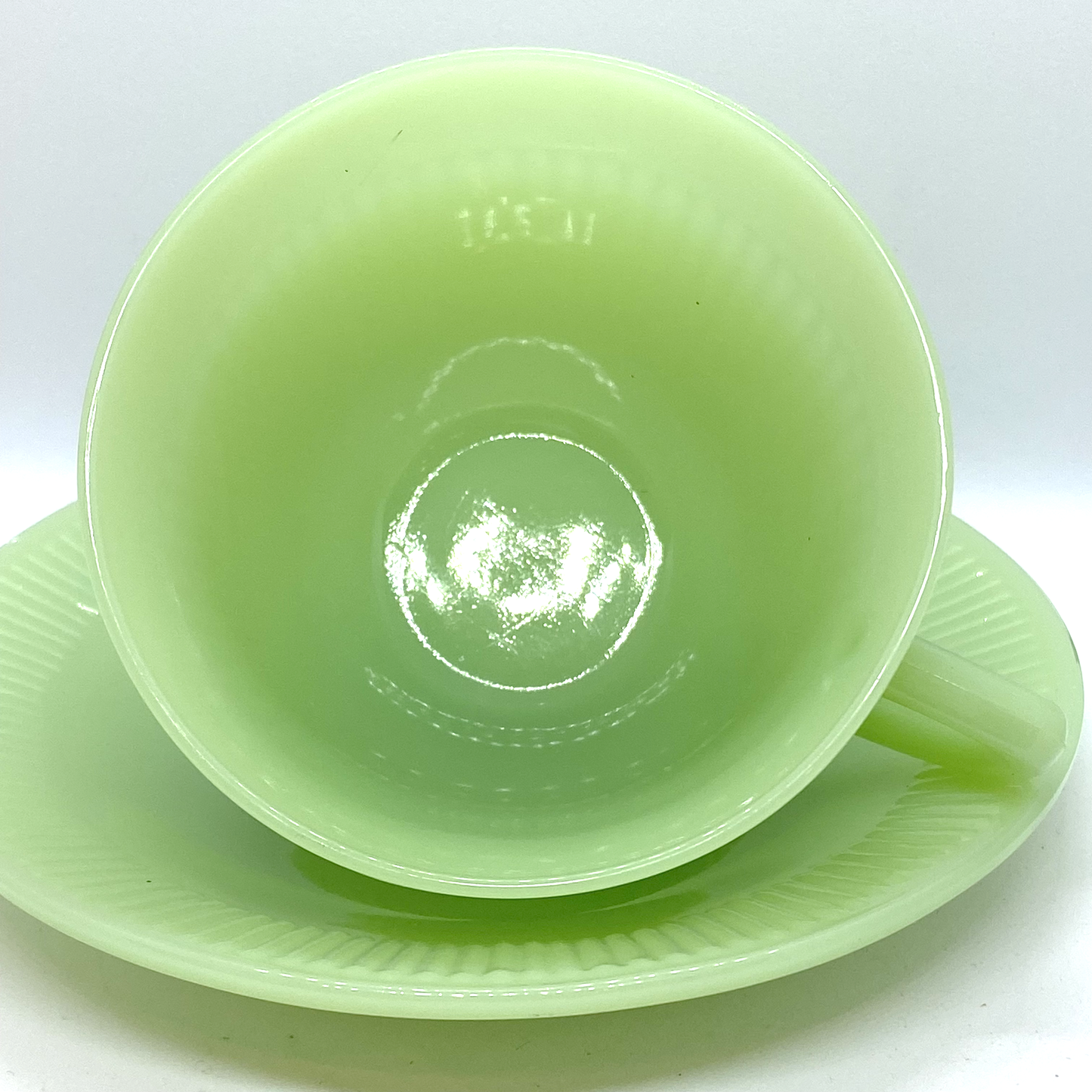 FireKing Jane Ray Cup & Sauce 1940s-1950s (JR5)