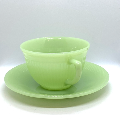 FireKing Jane Ray Cup & Sauce 1940s-1940s (JR6)