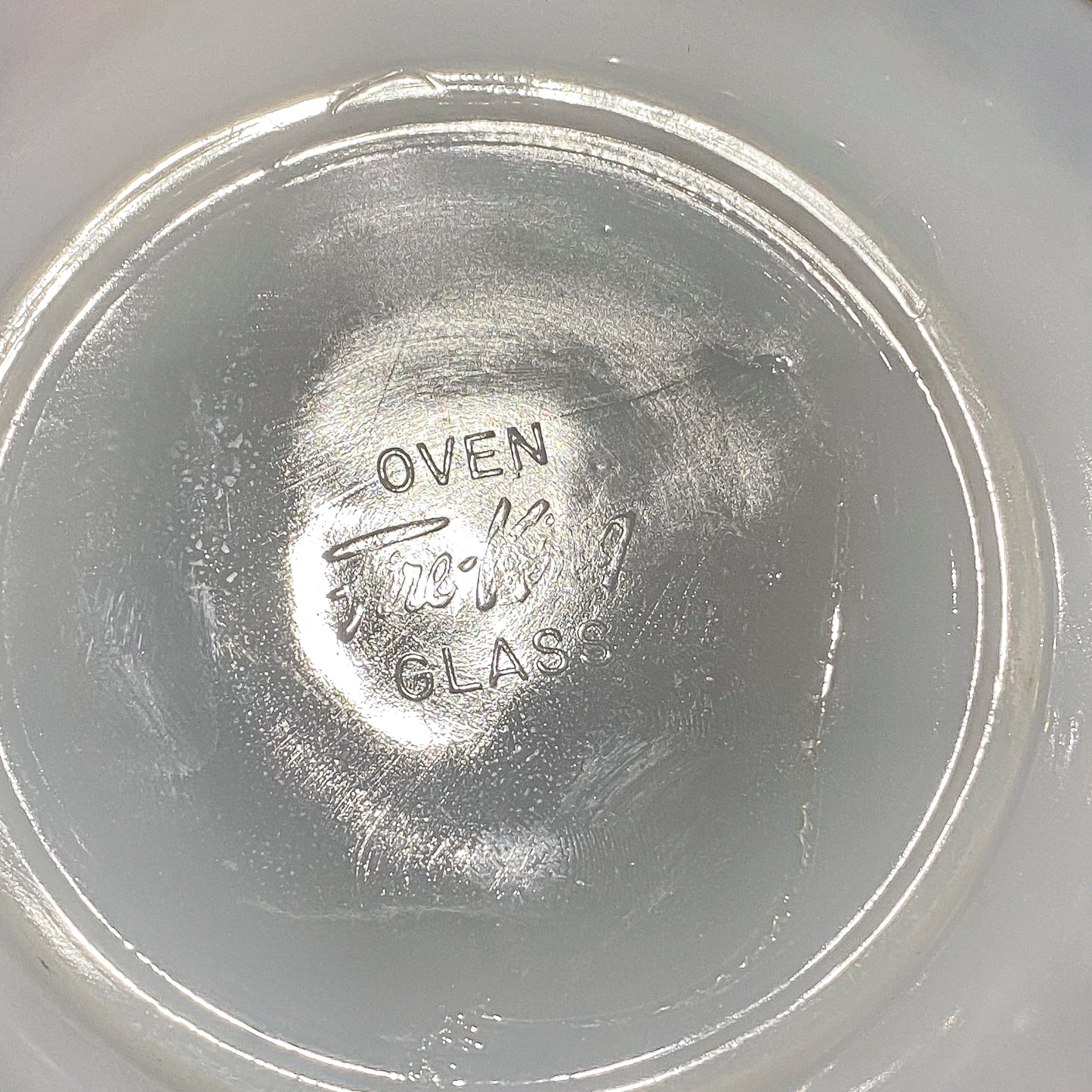 FireKing Azurite Swirl Cup & Saucer (azu1)