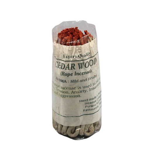 Handmade Nepalese Cedar Wood Rope Incense