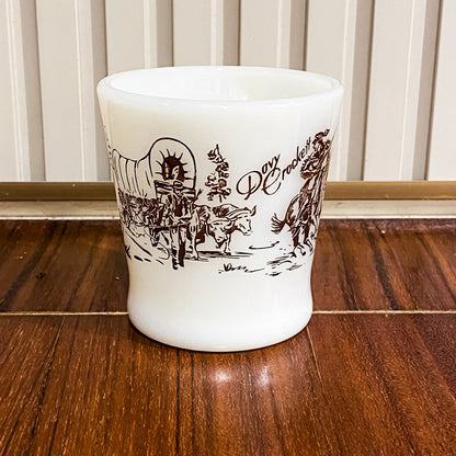 FireKing Davy Crockett D-handle Mug (davy1)