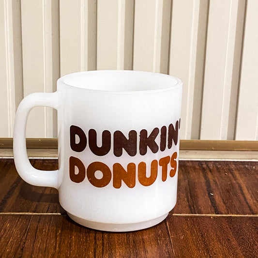 Glasbake DUNKIN' DONUTS Mug - Brown Logo (DUN2)