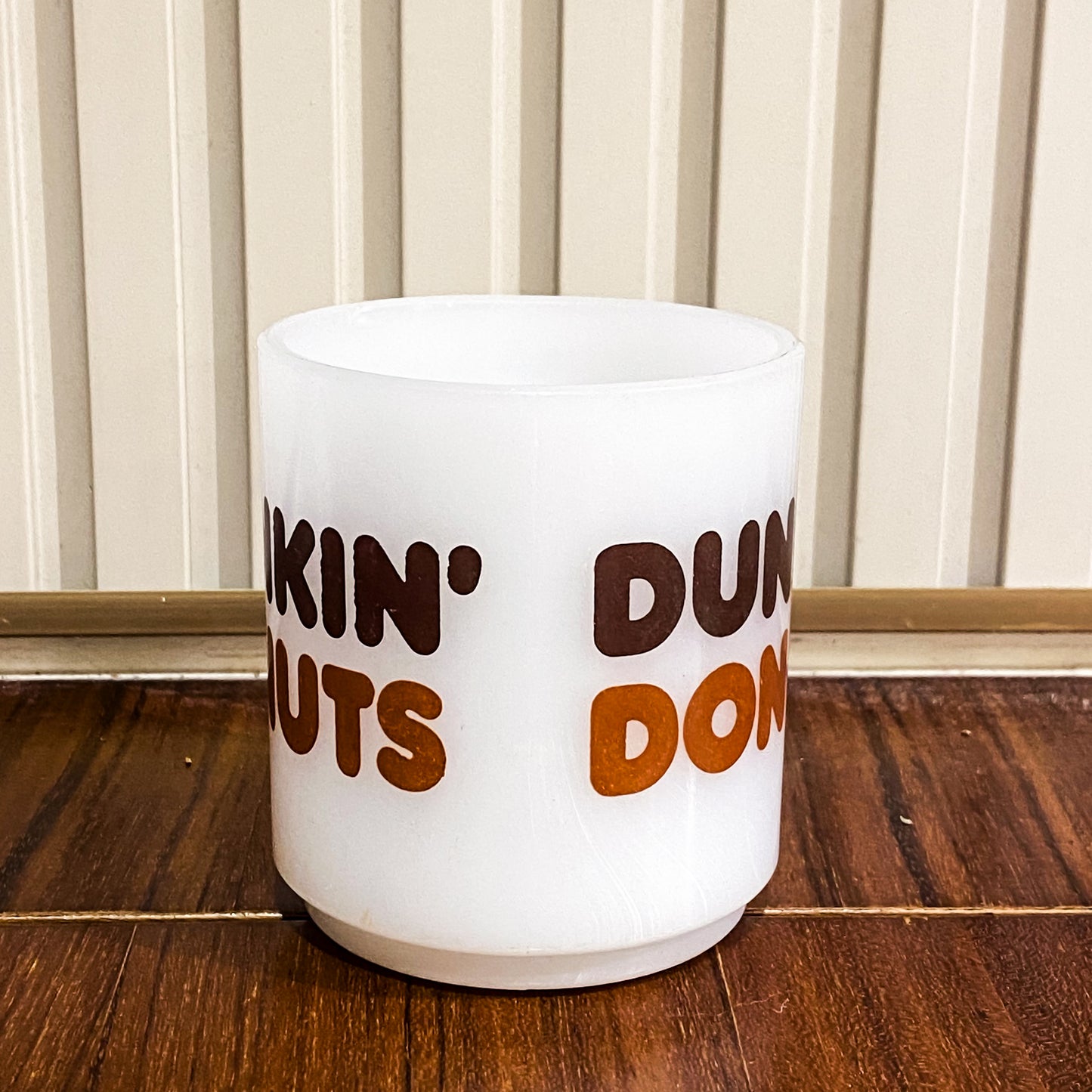Glasbake DUNKIN' DONUTS Mug - Brown Logo (DUN2)