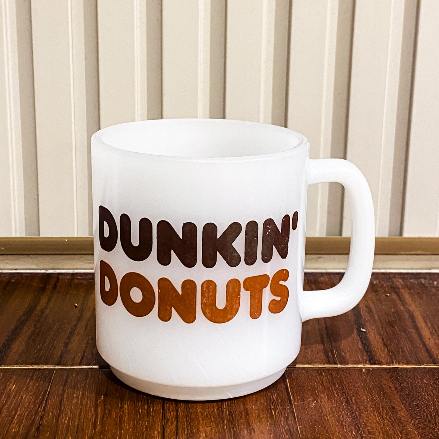 Glasbake DUNKIN' DONUTS Mug - Brown Logo (DUN2)