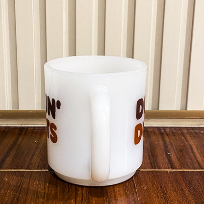 Glasbake DUNKIN' DONUTS Mug - Brown Logo (DUN2)