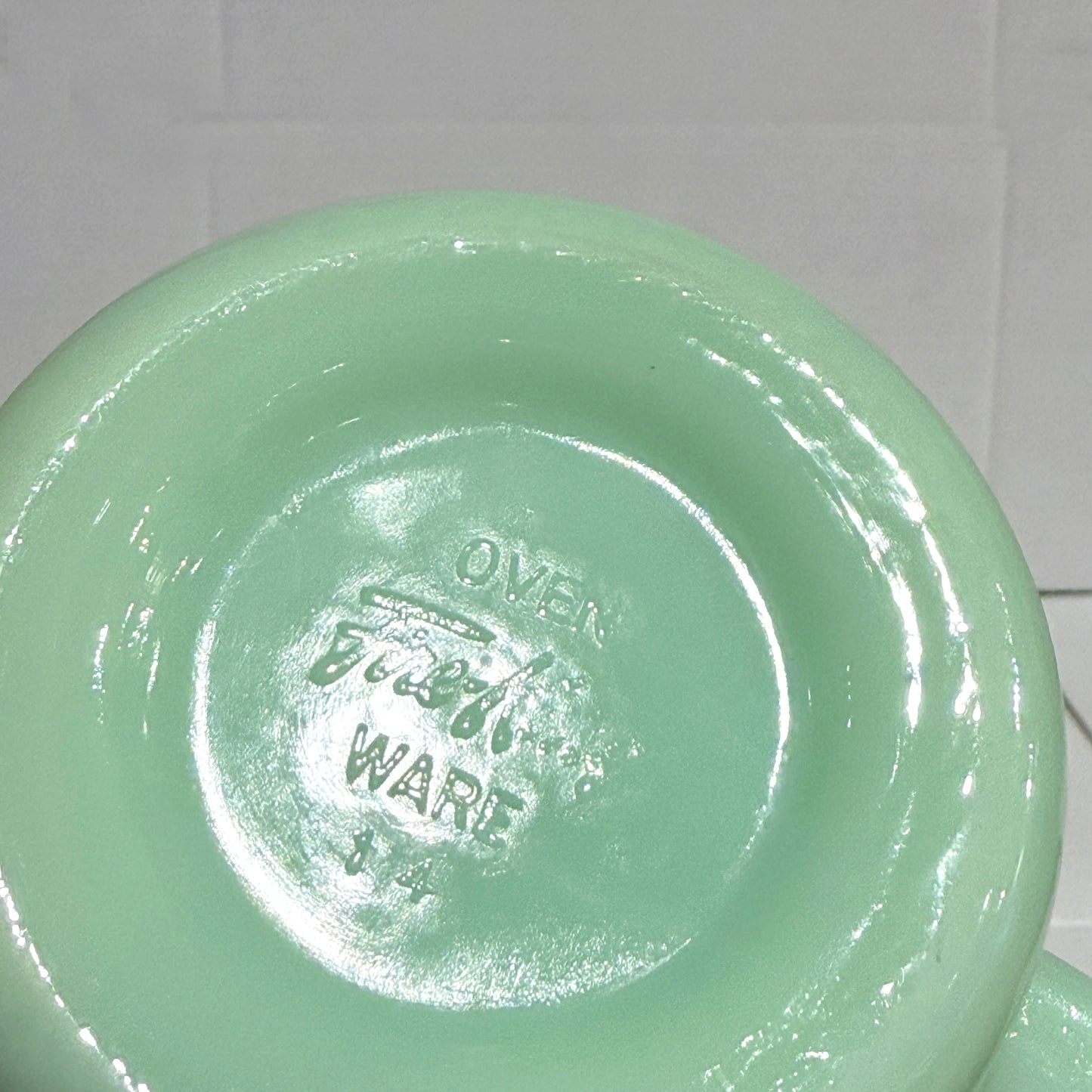 FireKing Extra Heavy C-handle Mug, Made in USA 1950s (EX2)