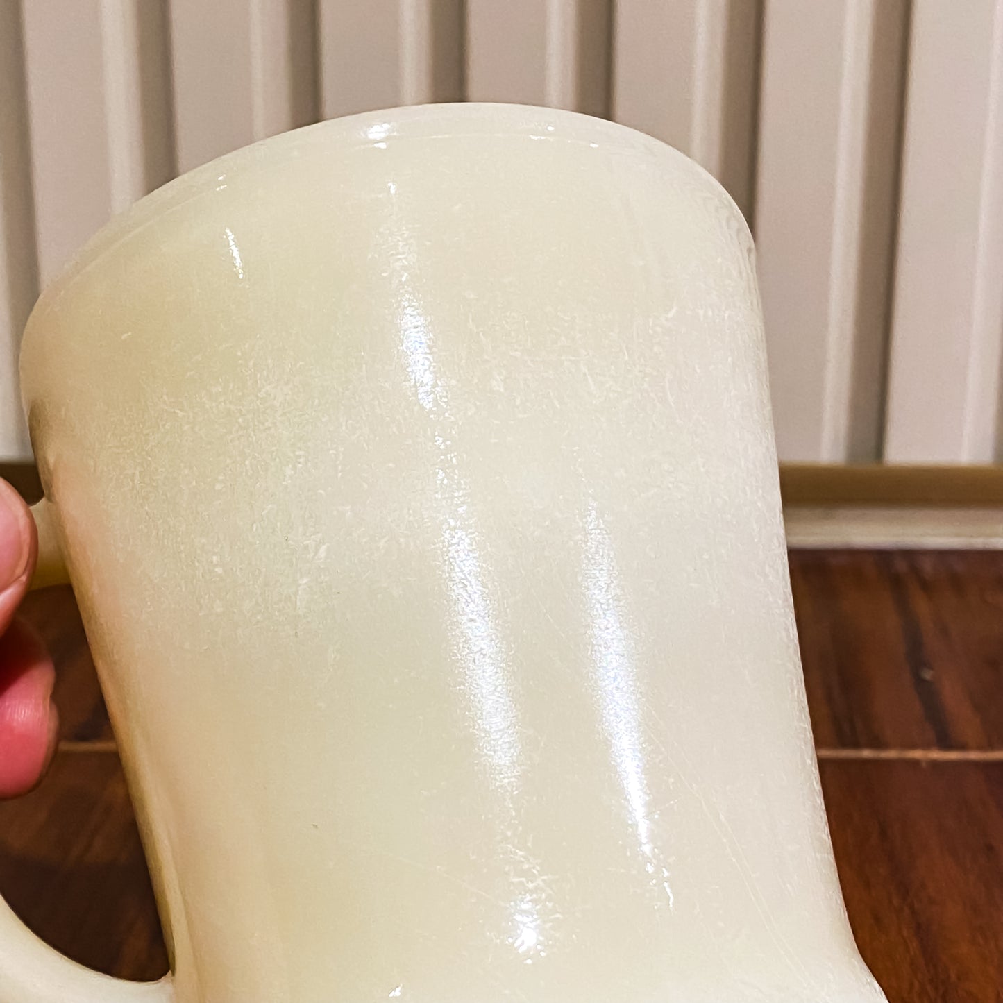 FireKing Ivory Shaving Mug Tall (ivory1)