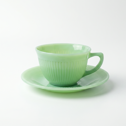 FireKing Jane Ray Cup & Sauce 1950s-60s (JR1)