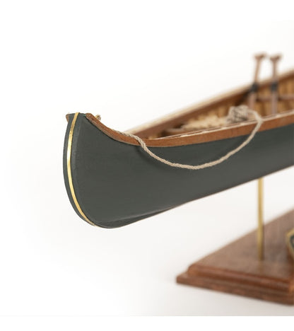 The Indian Girl Canoe 1:16. Wooden Scale Model Ship.
