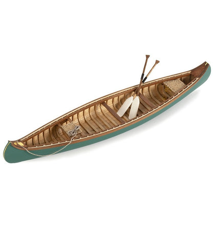 The Indian Girl Canoe 1:16. Wooden Scale Model Ship.