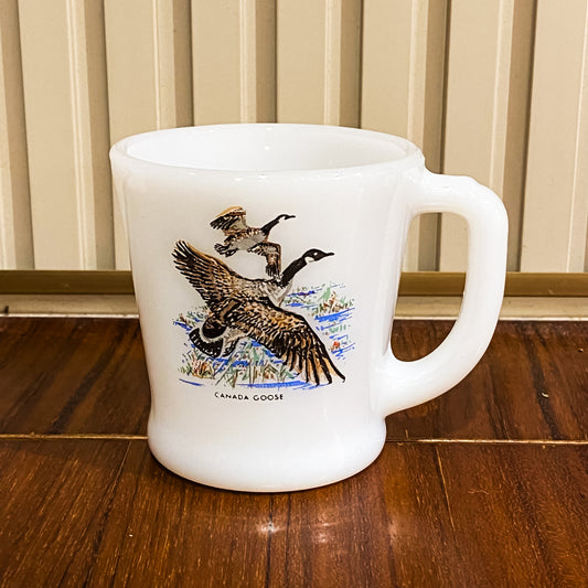 FireKing Wildlife D-Handle Canada Goose Mug (W6)