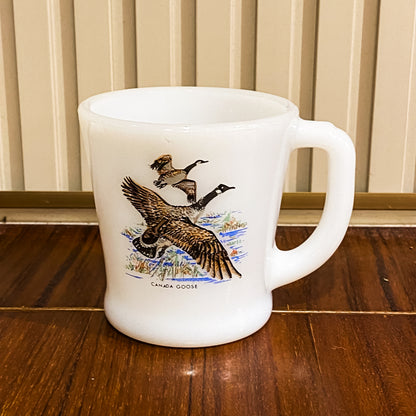FireKing Wildlife D-Handle Canada Goose Mug (W7)