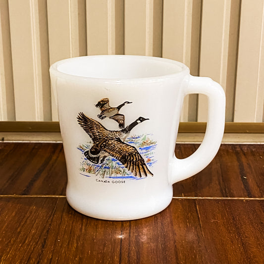 FireKing Wildlife D-Handle Canada Goose Mug (W7)