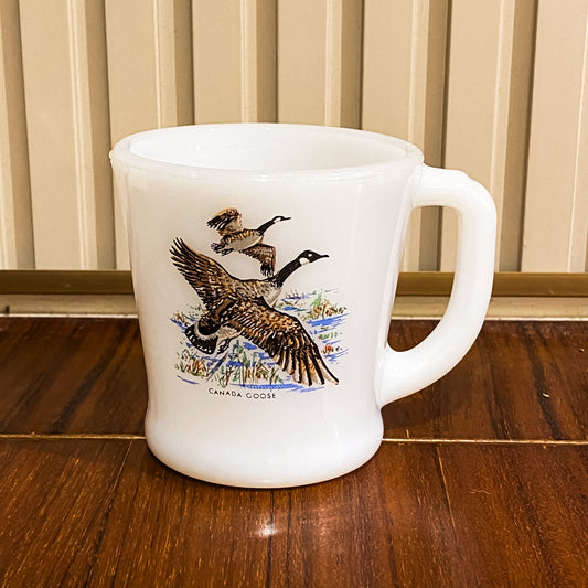 FireKing Wildlife D-Handle Canada Goose Mug (W8)